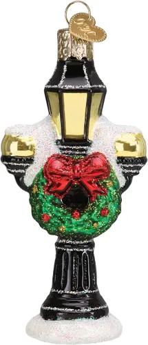 Miniatura 18 de Old World Box - Adorno de vidrio soplado para árbol de Navidad, decoración festiva artesanal, colección de fiestas