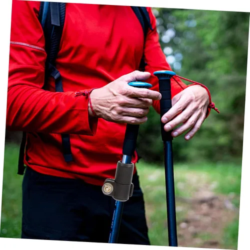 Miniatura 4 de Hebilla de cierre de poste de trekking para bastones de caminar fácil de instalar, cerradura externa compatible con varios bastones de senderismo