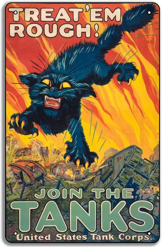 Miniatura 17 de Póster de metal de la Segunda Guerra Mundial "You Give Us the Fire!" 1942 de la Fuerza Aérea del Ejército de los Estados Unidos de 8 x 12 pulgadas