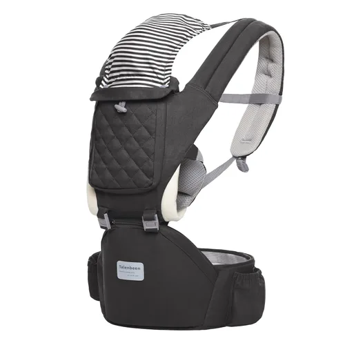 Miniatura 8 de Portabebés, 6 en 1, portabebés para recién nacidos a niños pequeños, portabebés con asiento de cadera soporte lumbar de 7 a 45 libras, portabebés