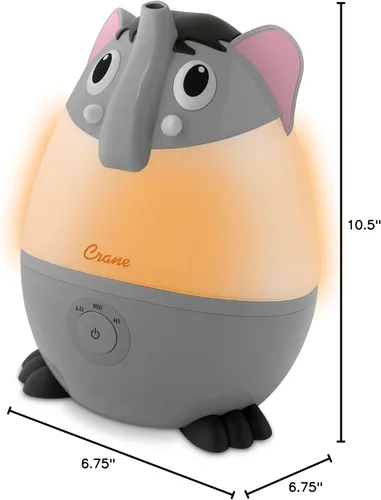 Miniatura 7 de Crane Adorables - Mini humidificadores ultrasónicos para dormitorio y guardería, humidificador de aire de niebla fría de 5 galones para habitación