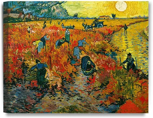 Miniatura 9 de Serie de pinturas de Vincent Van Gogh (favoritos). Reproducción de arte clásico de Van Gogh, impreso en lienzo Noche estrellada