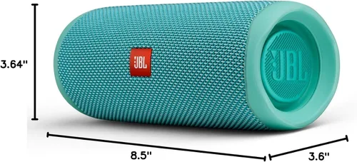 Miniatura 7 de JBL - Altavoz Bluetooth FLIP 5 a prueba de agua, portátil verde azulado