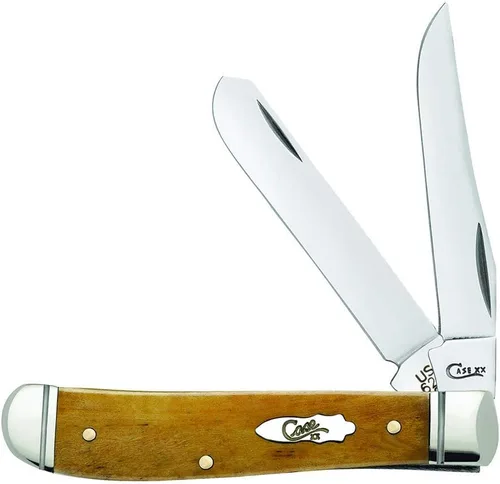 Miniatura 16 de Case XX WR - Navaja de bolsillo Mini Trapper de hueso ámbar, artículo #013 - (6207 SS) - Longitud cerrada: 3 1/2 pulgadas