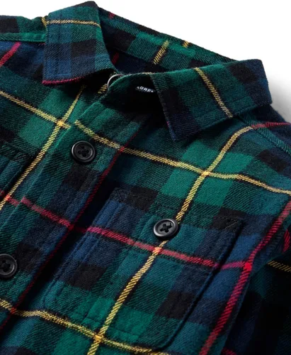 Miniatura 2 de The Children's Place - Camisa de franela a cuadros con mangas largas y botones para bebés y niños pequeños