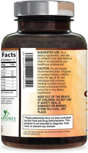 Miniatura 8 de Suplementos de aceite de pescado Omega 3 – 2400 mg de aceite de pescado por porción – Omega-3 de triple fuerza con ácidos grasos EPA y DHA – Apoyo