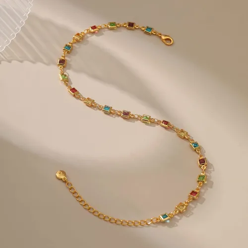 Miniatura 4 de Yumikoo Tobilleras chapadas en oro de 18 quilates para mujer