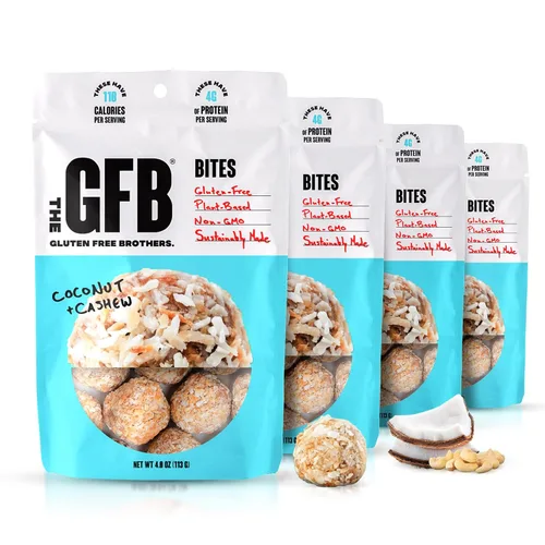 Miniatura 23 de The GFB Bocados de proteína de chocolate negro y coco - Sin gluten, a base de plantas, sin OMG, hechos de manera sostenible – Ridículamente