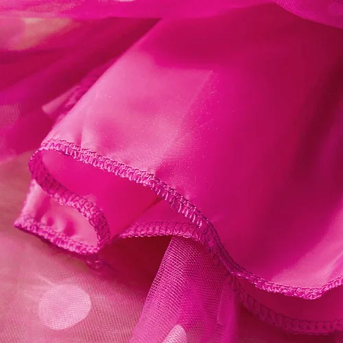 Miniatura 6 de Vestido de ballet empalmado de tul a lunares para niñas pequeñas, con lazo, diadema para fiesta de cumpleaños, vestido tutú de princesa 1-6T