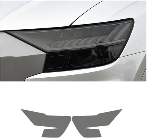Miniatura 2 de Película protectora de faros delanteros de automóvil para Audi Q8 2019-2022 negro ahumado película protectora para faros delanteros de automóvil
