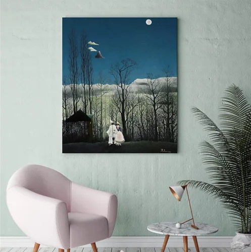 Miniatura 81 de A&T ARTWORK Campo de trigo con cipreses de Van Gogh Las reproducciones de arte clásico mundial, impresiones en lienzo giclée para decoración