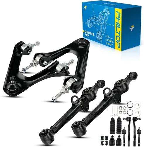 Miniatura 171 de PHILTOP Kit de suspensión delantera de 10 piezas, brazos de control inferiores con juntas de bola, eslabones de extremo de barra estabilizadora