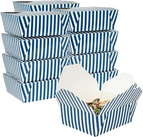 Miniatura 64 de Restaurantware Bio Tek - Cajas para llevar de 30 onzas, 200 loncheras para llevar, cierre de tabulación, resistentes al calor, desechables, de papel