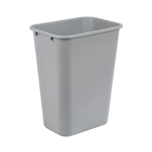 Miniatura 11 de Amazon Basics Cubo de basura pequeño, papelera rectangular para oficina comercial, 3 galones (paquete de 2), color negro