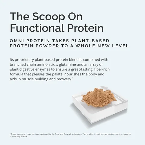 Miniatura 3 de BRAINMD Dr Amen Omni Protein Chocolate - 2.38 libras - Proteína en polvo a base de plantas - Promueve la recuperación de energía y ejercicio