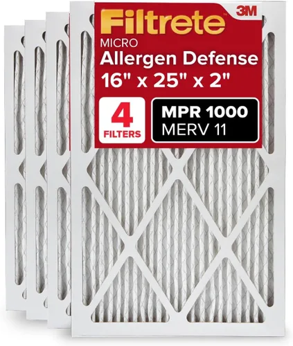 Miniatura 16 de Filtrete - Filtro de aire para caldera de aire acondicionado, 20 x 25 x 1 pulgadas, MERV 11, MPR 1000, defensa contra micro alérgenos, filtro