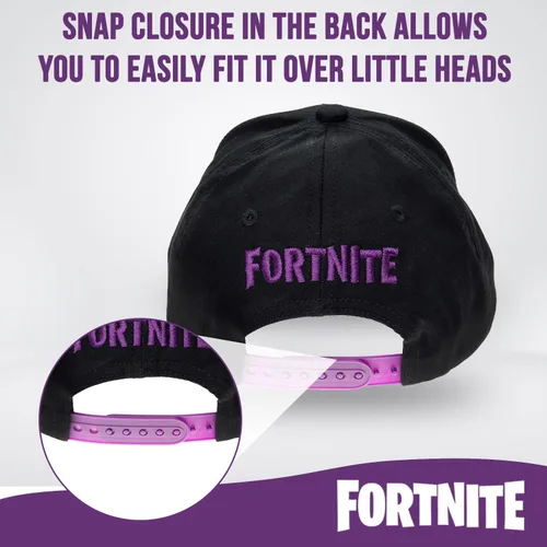 Miniatura 4 de FORTNITE Gorra de béisbol para niños, sombrero de calidad para niños y gorra ajustada, gorra de béisbol de ala plana con diseño elegante