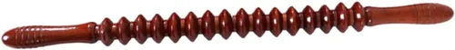 LALAFINA Masaje completo - Varilla de yoga de madera para barra de yoga, masajeador de barra de rueda para espalda, cuello, pierna, cintura para