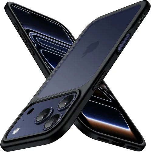 Miniatura 20 de JETech Funda mate para iPhone 17 de 6.3 pulgadas, protección contra caídas de grado militar, carcasa trasera translúcida esmerilada minimalista