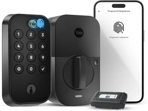 Miniatura 14 de Yale Assure Lock 2 Touch Cerrojo, Cerradura de puerta inteligente sin llave de ante negro con teclado de pantalla táctil conectado Z-Wave (ZW3)