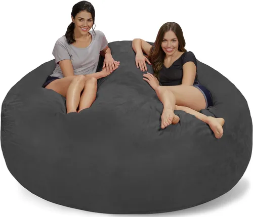 Miniatura 72 de Chill Sack Bean Bag Funda para silla, 3 pies, microgamuza - Oliva