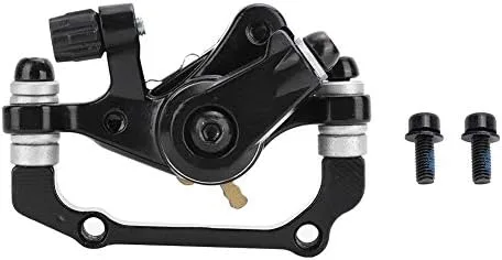 Vbest life Freno de disco, pinzas de freno de disco mecánicas delanteras y traseras universales para bicicleta eléctrica (trasera (F180 R160))