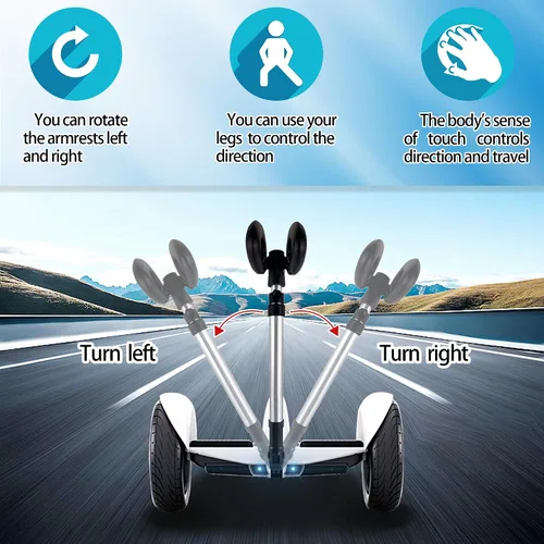 Miniatura 4 de Manillar para Segway Ninebot S Smart/mini PRO/mini LITE Self-Balance Scooter Hoverboard Manillar ajustable Soporte de liberación de presión