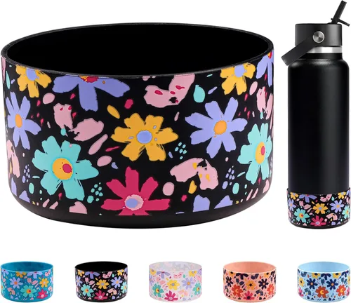 Miniatura 9 de HEYSKAY Funda protectora de silicona para botella de agua Hydro Flask y compatible con Stanley Tumbler, Yeti, Simple Modern, accesorios para Mezcla
