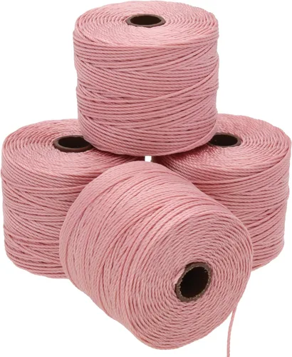 Miniatura 93 de The Beadsmith S-Lon Cordón para Cuentas – Cordón de Nylon Torcido de 0.5 mm para Ensartar, Paquete de 4, Mezcla de Neutrales Fríos, TEX210, 77