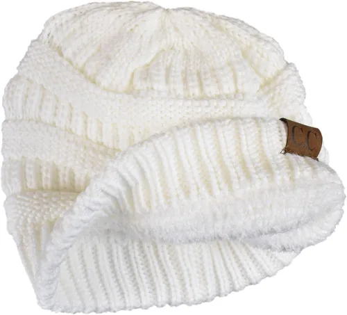 Miniatura 166 de C.C Trendy Warm Chunky Soft Stretch Cable Knit Beanie