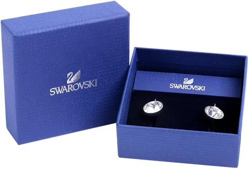 Miniatura 6 de Swarovski Bella Aretes pequeños de cristal enchapados en rodio