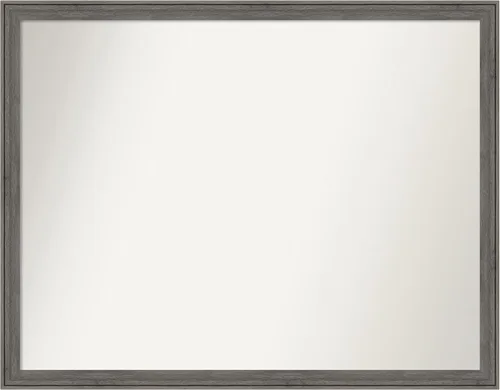 Miniatura 87 de Amanti Art Espejo personalizado, espejo de baño gris plomo a rayas, espejo de pared o espejo de tocador de baño sobre el fregadero
