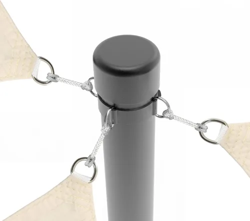 Miniatura 6 de ECOOPTS Abrazadera de anillo en D de 3 pulgadas para toldo de toldo