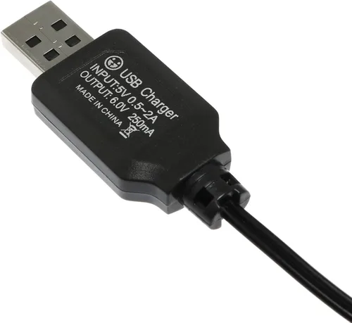 Miniatura 3 de 6.0V 250mA cargador USB Cable adaptador de corriente para 6V 700mAh Ni-cd batería 4WD versión antigua acrobacias anfibias RC Vehículo/SM-2P 6V USB