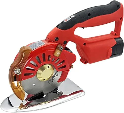 Miniatura 6 de Hercules HRK-100 - Cortadora rotativa y eléctrica de 5 velocidades para tela, cuero y tejidos naturales y sintéticos, con cuchilla redonda de 4