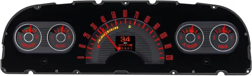 Miniatura 4 de Dakota Digital RTX-60C-PU-X Sistema de instrumentos de calibre Retrotech compatible con Chevy Pickup 1960-63