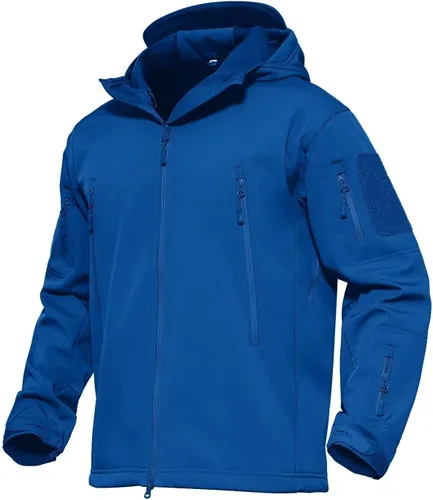 Miniatura 12 de MAGCOMSEN Chaqueta táctica para hombre, impermeable, con forro polar, para esquí, nieve, invierno, cortavientos