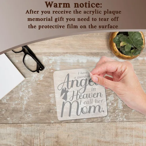 Miniatura 7 de Regalos inspiradores para hija, hijo, amigos y familia, placa acrílica con mensaje "Always Remember You Are Braver", placa motivadora con citas