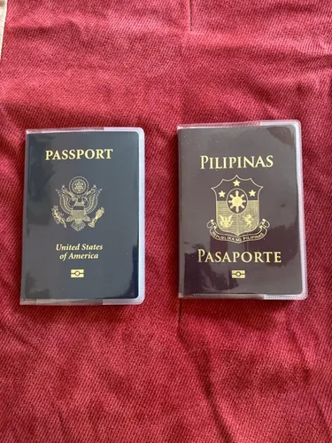 Miniatura 7 de Funda transparente esmerilada para pasaporte, organizador de tarjetas de identificación, protector de viaje (1 transparente + 1 esmerilado)
