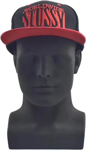 Miniatura 2 de Cabeza de maniquí de PVC negro para maniquí masculino soporte modelo pantalla sombrero bufanda pelucas pelo gafas sombrero belleza estilo Negro mate