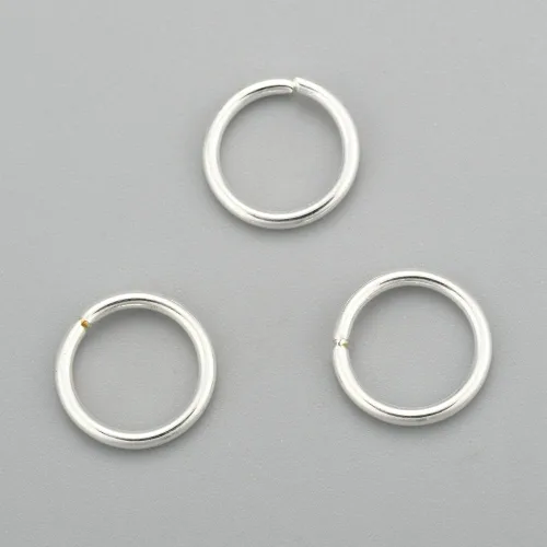 Miniatura 54 de HDSupplies 100 piezas - 4mm de argollas de acero inoxidable 304 de tono negro - Calibre 22 (espesor de 0.6mm)