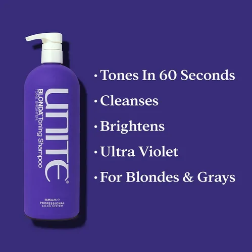 Miniatura 3 de UNITE Hair BLONDA Champú Púrpura, 33.8 fl. Oz