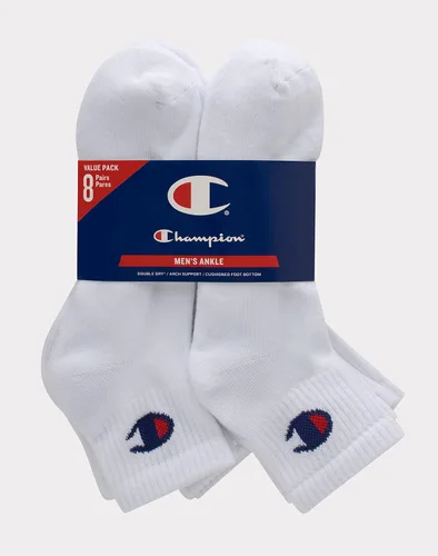 Miniatura 3 de Champion Calcetines para hombre, calcetines de tobillo, calcetines deportivos acolchados, paquete de 6 y 12 pares
