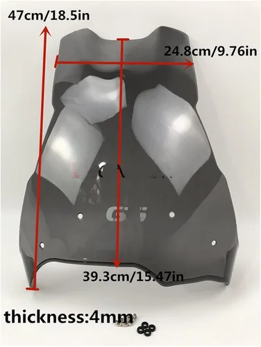 Miniatura 2 de Pantalla de viento de doble burbuja para B&MW F800GS F700GS F650GS F650GS F650 F700 F800 para GS F 800GS 700GS 650GS F 800 700 650 para GS 2008-2017