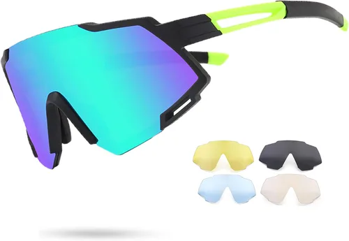 Miniatura 11 de Youth Viper Polarized Sunglasses for Kid Boys Girls Age 10-15 4 Interchangeable Lenses UV400 Glasses for Cycling Baseball