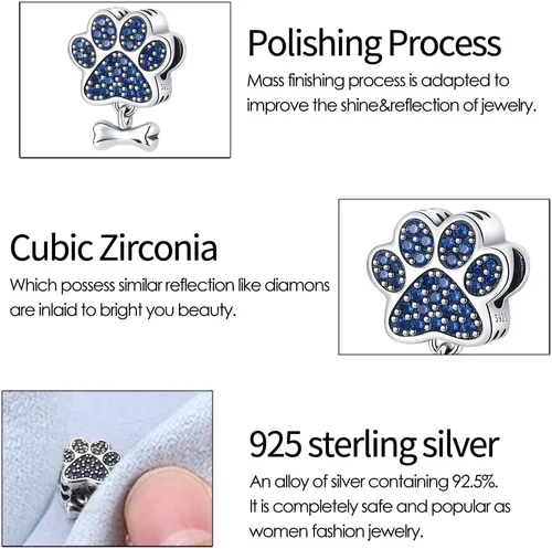Miniatura 193 de KUNSIR Los abalorios se adaptan a pulseras Pandora para mujer, plata de ley 925, cuentas colgantes de joyería para niñas, dijes de feliz cumpleaños
