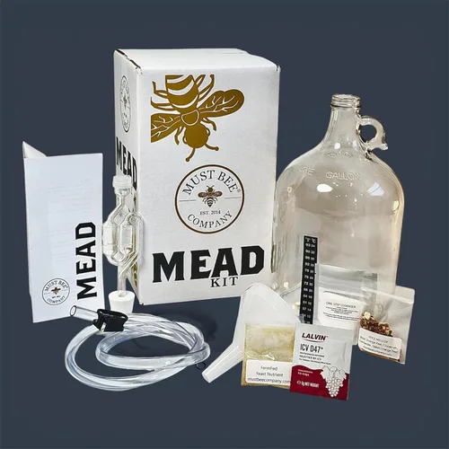 Miniatura 6 de Mead Making Kit – Kit de Mead de 1 galón para hacer tu propio vino de miel con equipo reutilizable – Prepara un delicioso Mead estilo Metheglin