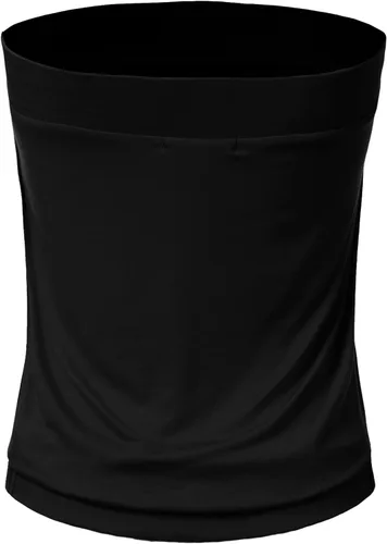 Miniatura 3 de DOUBLJU - Top de tubo elástico plisado natural para mujer con banda elástica con talla grande