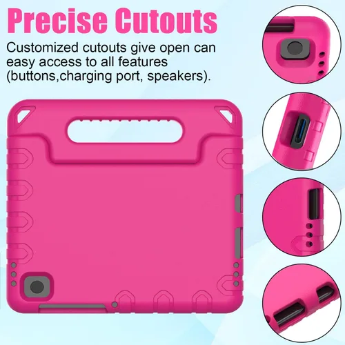 Miniatura 6 de BMOUO Funda infantil para Samsung Galaxy Tab A11 de 8.7 pulgadas 2025, Galaxy A9 de 8.7 pulgadas 2023 / A7 Lite 2021 con protector de pantalla, a
