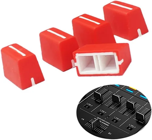 Miniatura 10 de 5 piezas Perillas de Atenuador Universales de Repuesto Tapa de Atenuador Deslizador para Controlador de DJ Mezclador Consola Pioneer Pioneer